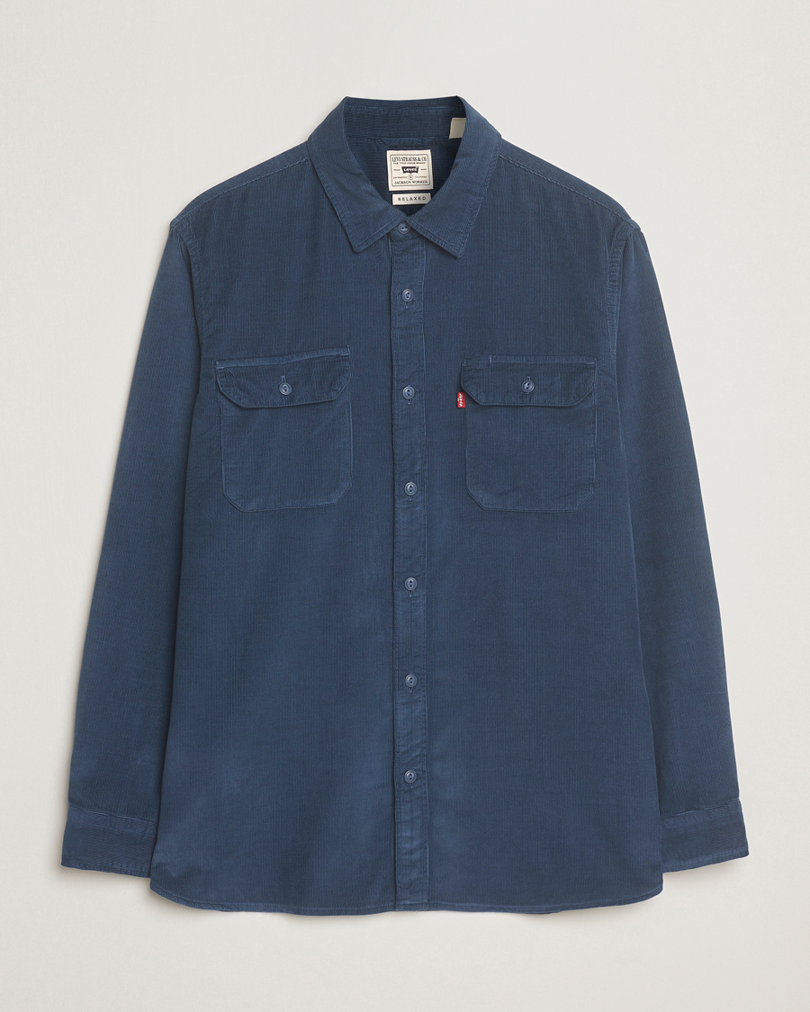 Homme | Chemises | Levi's | Jackson Corduroy Worker Shirt Zodiac Blue