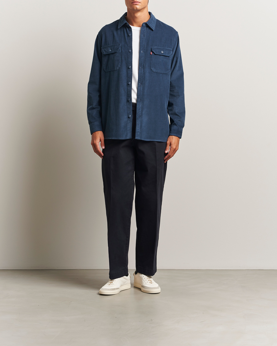 Homme | Chemises | Levi's | Jackson Corduroy Worker Shirt Zodiac Blue