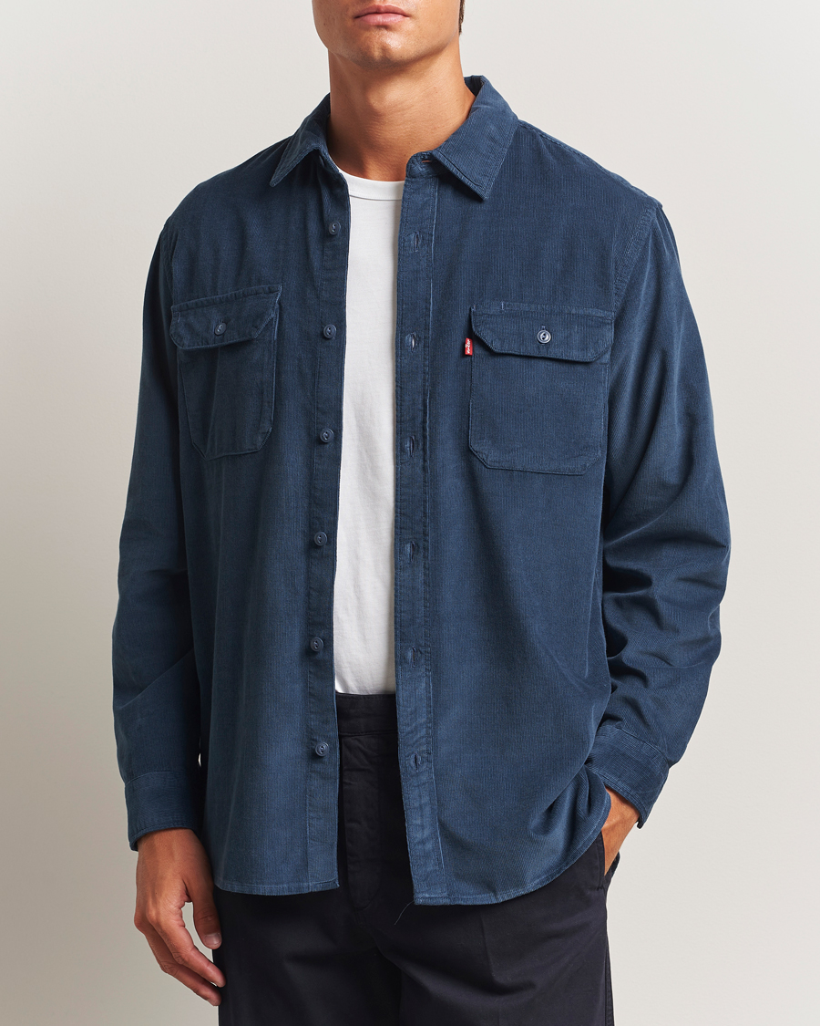 Homme | Chemises | Levi's | Jackson Corduroy Worker Shirt Zodiac Blue