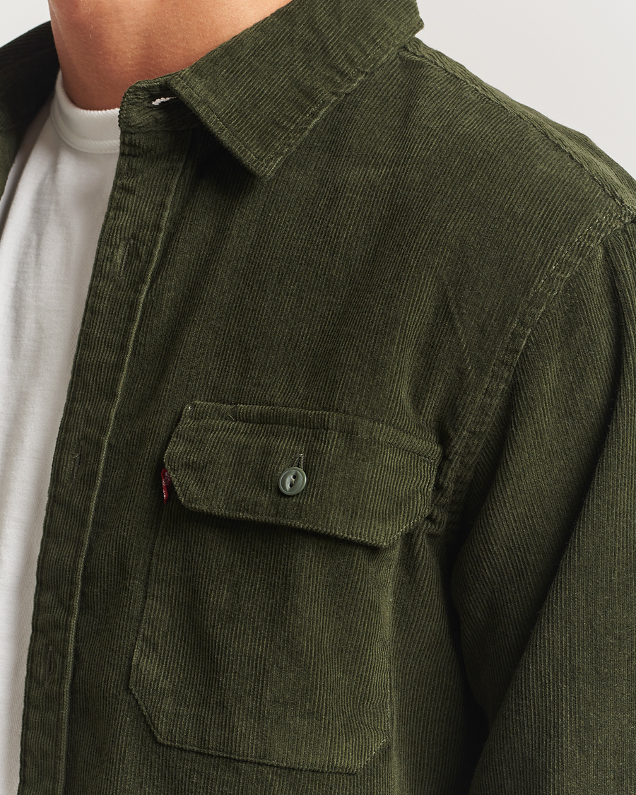 Homme | Chemises | Levi's | Jackson Corduroy Worker Shirt Dark Green