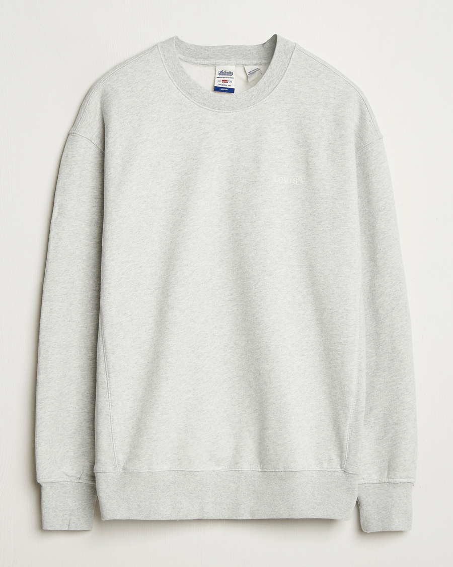 Homme | Pulls Et Tricots | Levi's | Authentic Crew Neck Sweatshirt Light Grey Heather