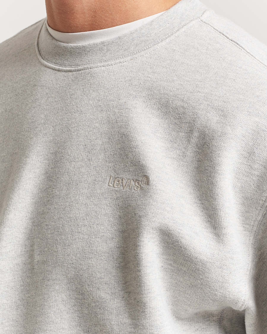 Homme | Pulls Et Tricots | Levi's | Authentic Crew Neck Sweatshirt Light Grey Heather