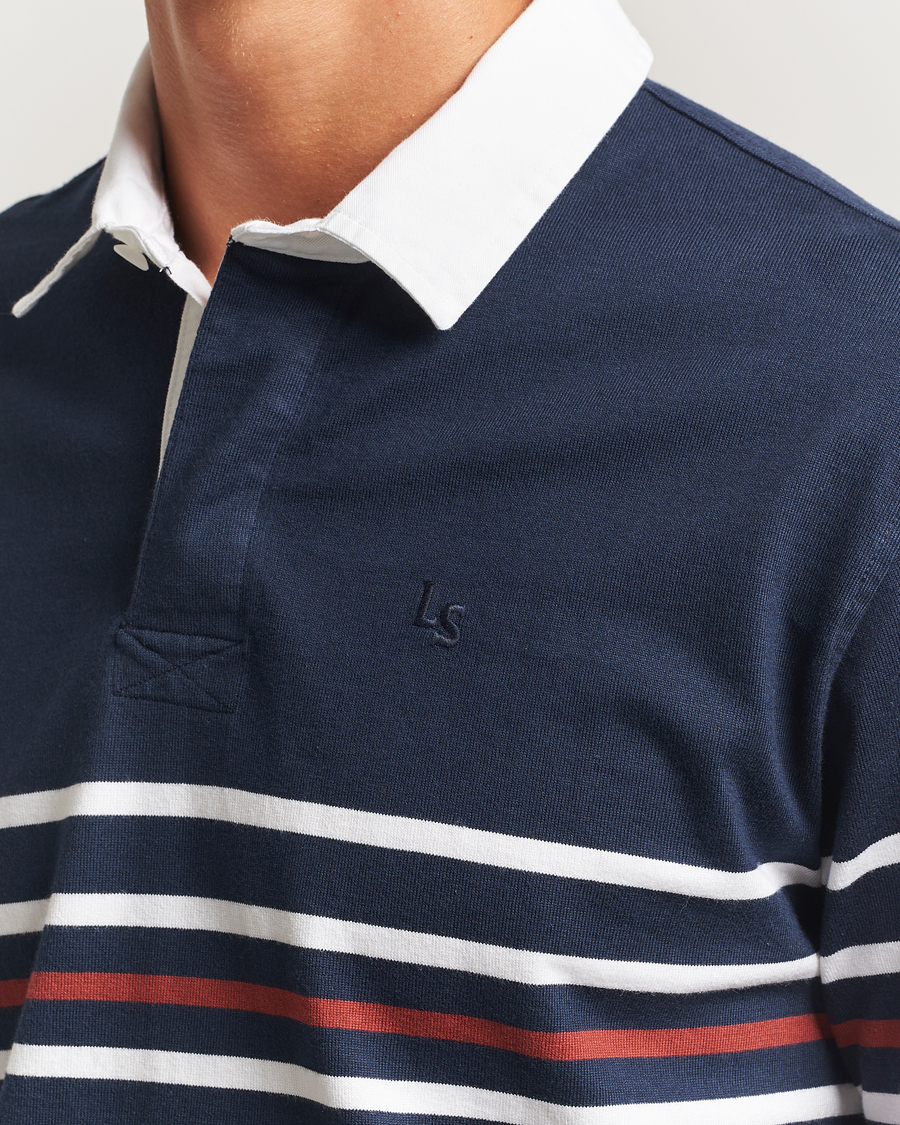 Homme | Pulls Et Tricots | Levi's | Union Striped Rugby Sweater Navy Blazer