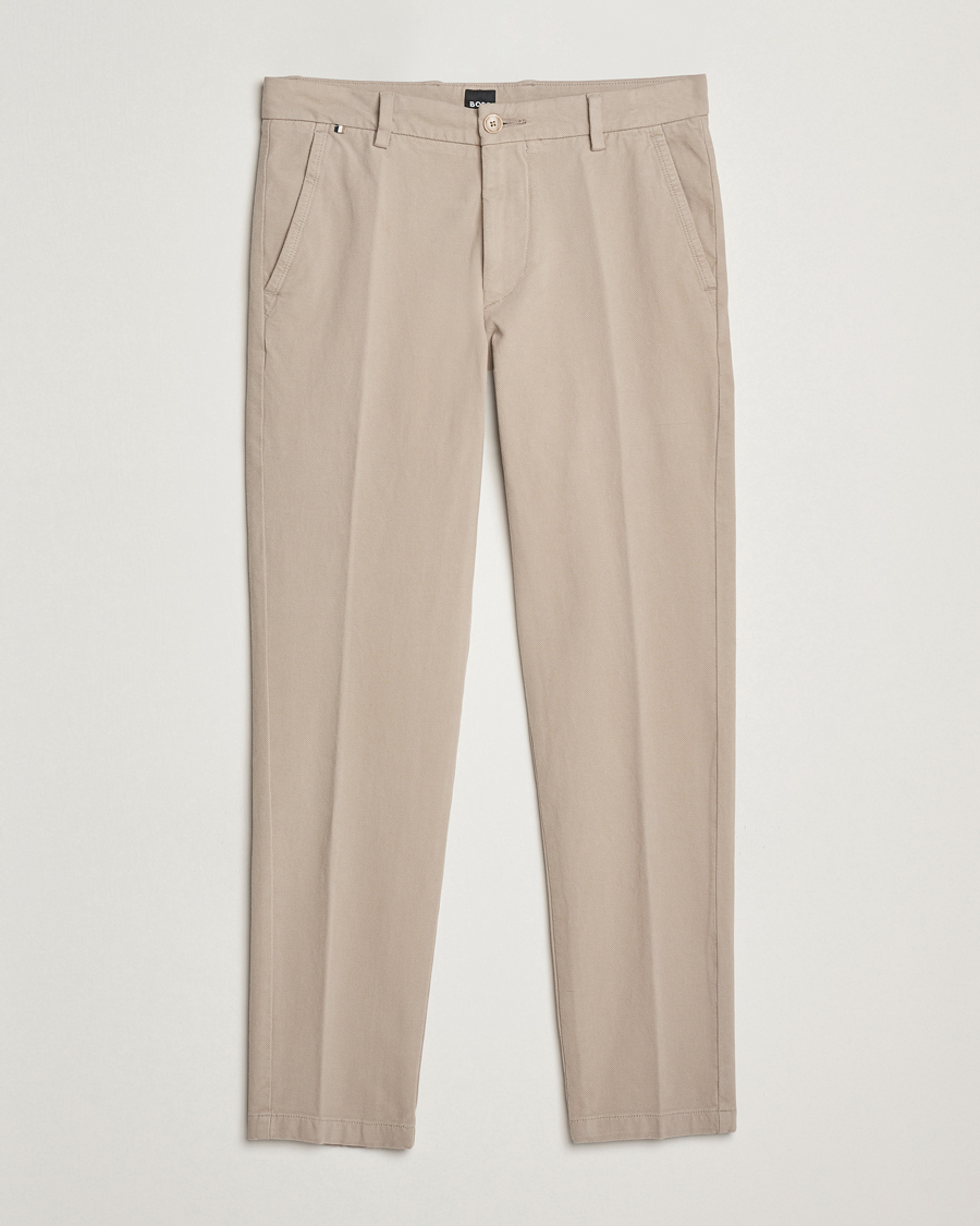 Homme | Pantalons | BOSS BLACK | Kaiton Structured Chinos Open Beige