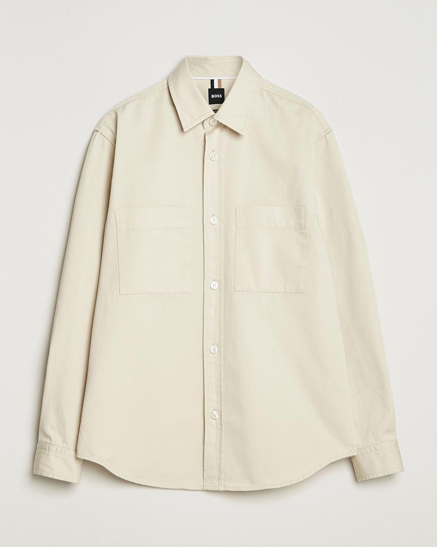 Homme | Chemises | BOSS BLACK | Owen Overshirt Open White