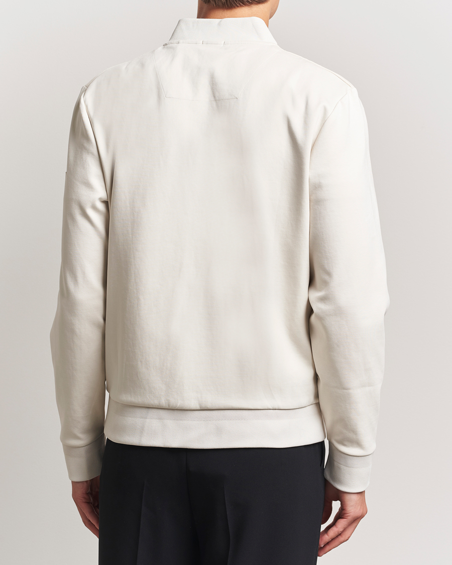 Homme | Pulls Et Tricots | BOSS BLACK | Skiles Hybrid Full Zip Open White