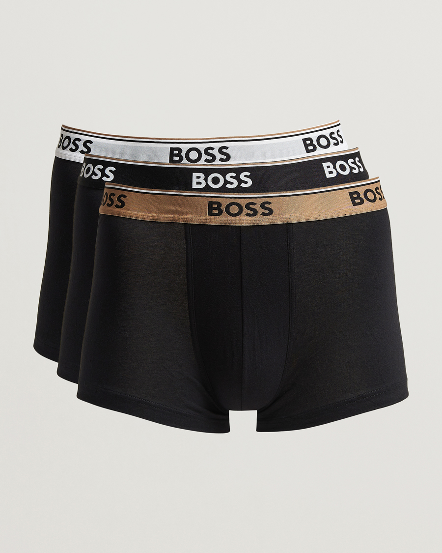 Homme | Sous-Vêtements Et Chaussettes | BOSS BLACK | 3-Pack Trunk Black
