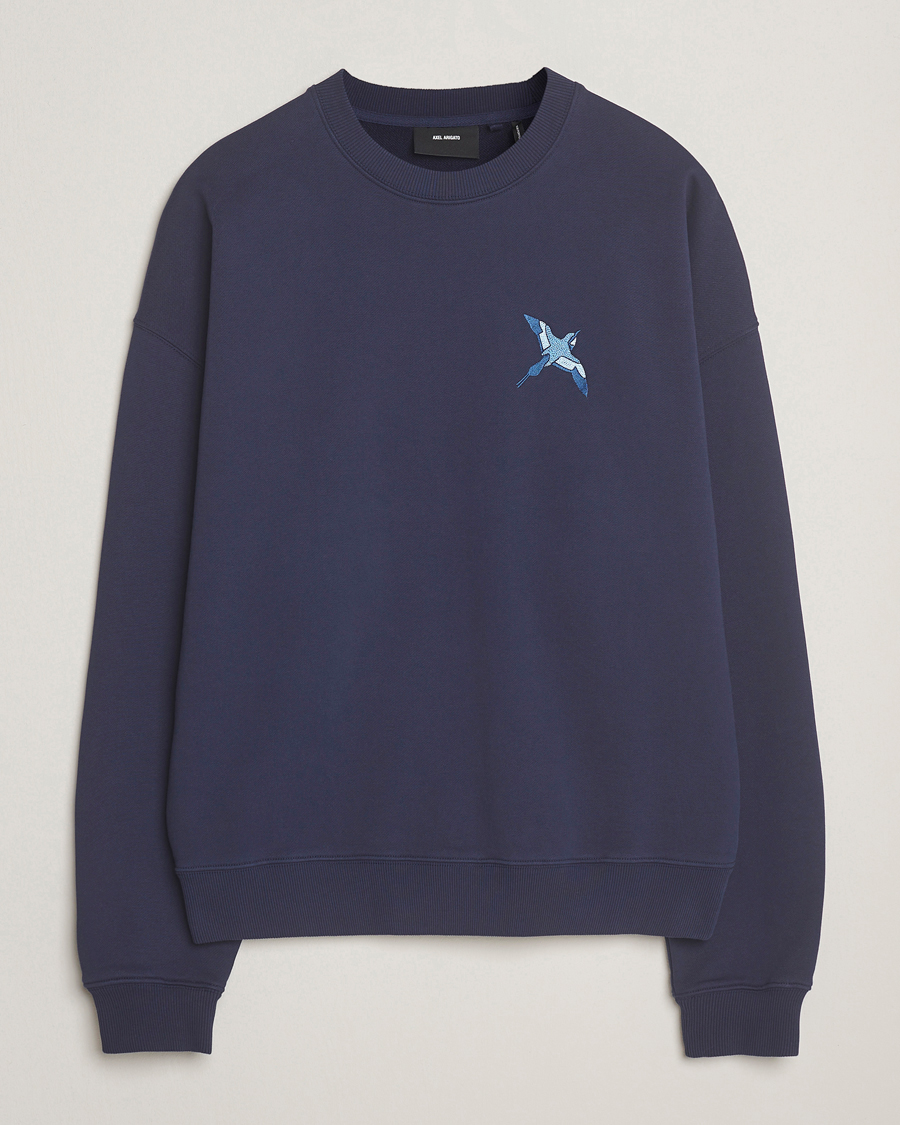 Homme | Pulls Et Tricots | Axel Arigato | Micro Bee Bird Sweatshirt Navy
