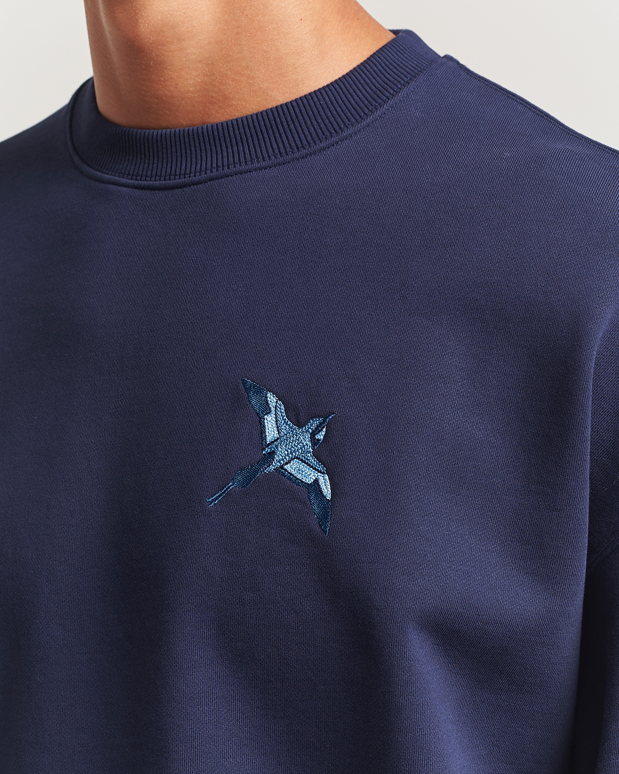 Homme | Pulls Et Tricots | Axel Arigato | Micro Bee Bird Sweatshirt Navy