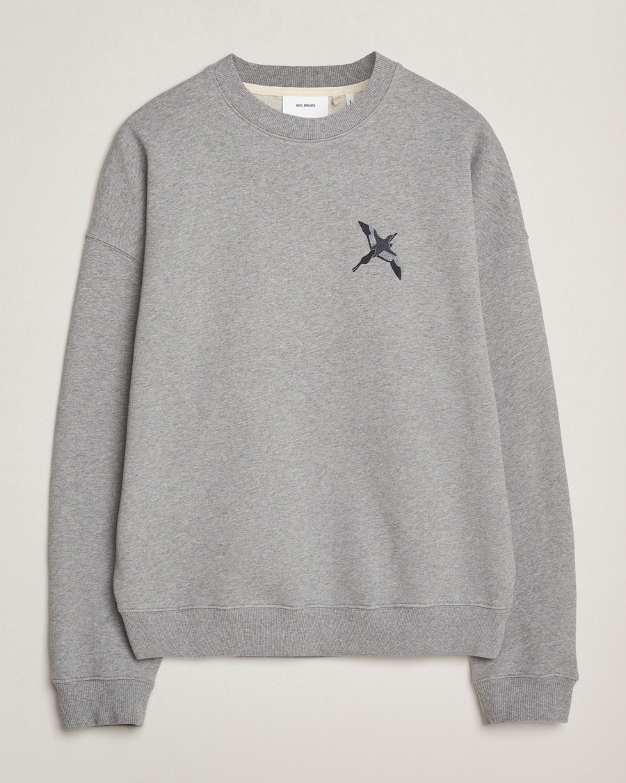 Homme | Pulls Et Tricots | Axel Arigato | Micro Bee Bird Sweatshirt Grey Melange