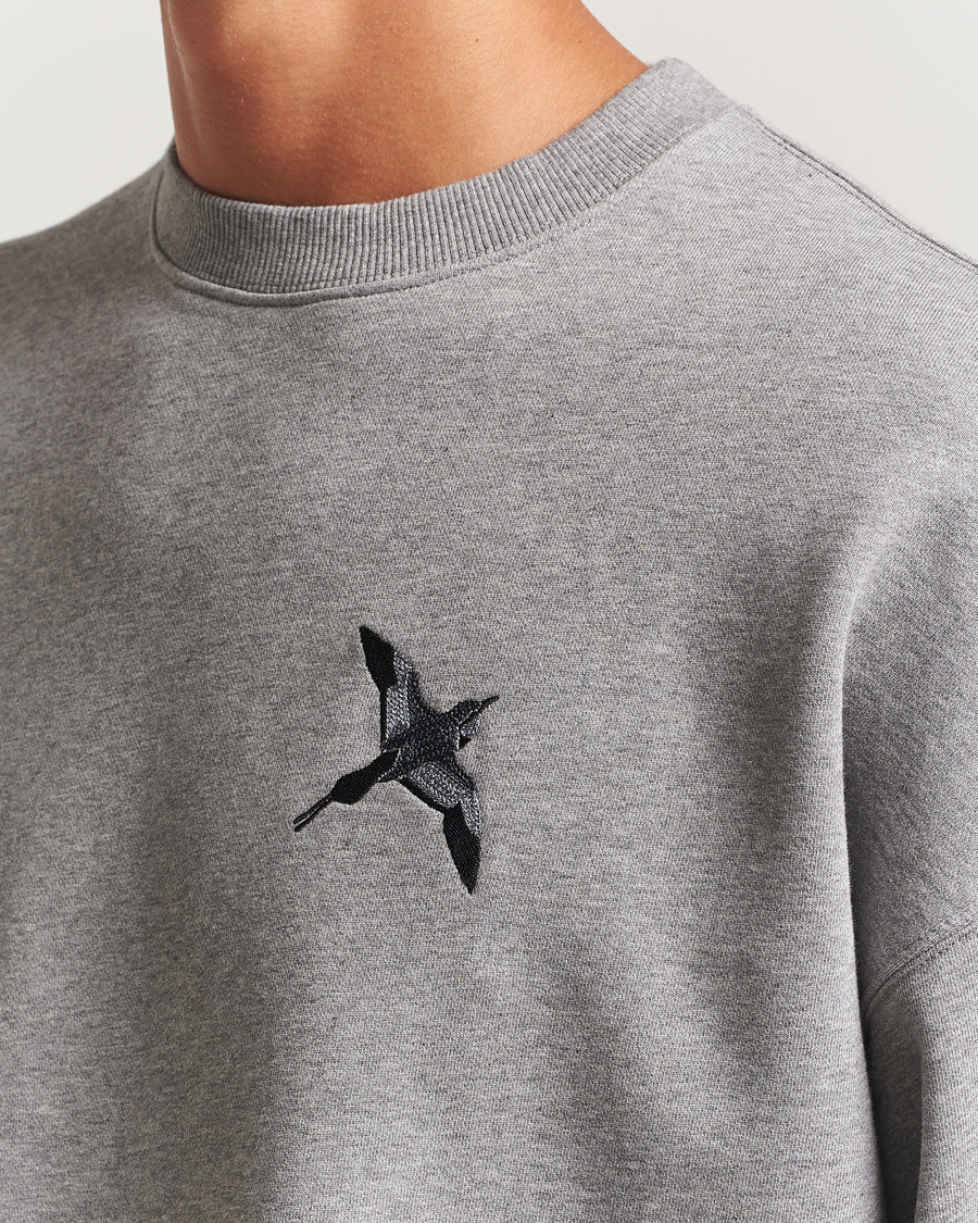 Homme | Pulls Et Tricots | Axel Arigato | Micro Bee Bird Sweatshirt Grey Melange