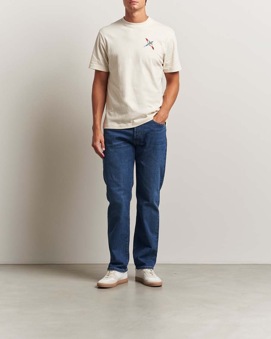 Homme | T-shirts | Axel Arigato | Micro Bee Bird T-Shirt Pale Beige