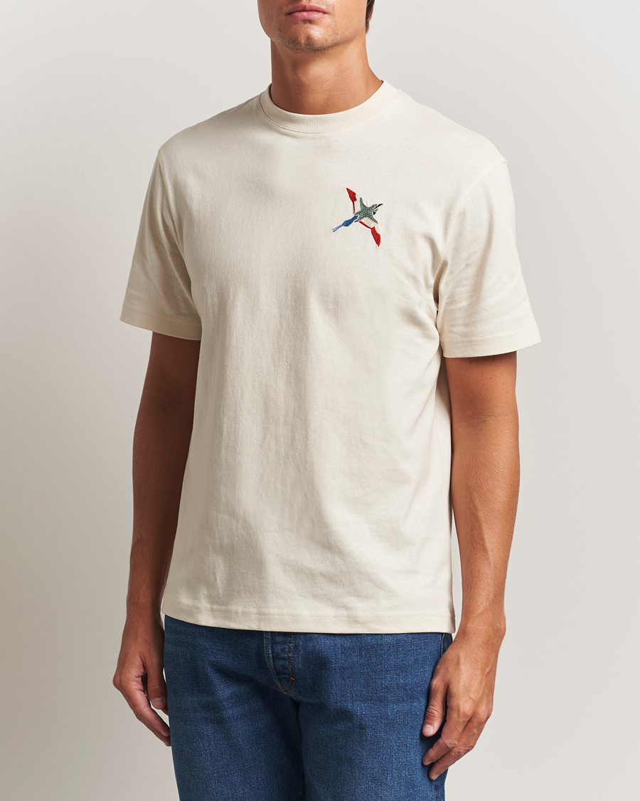 Homme | T-shirts | Axel Arigato | Micro Bee Bird T-Shirt Pale Beige