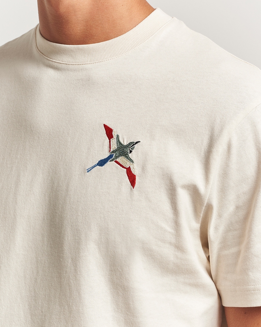 Homme | T-shirts | Axel Arigato | Micro Bee Bird T-Shirt Pale Beige