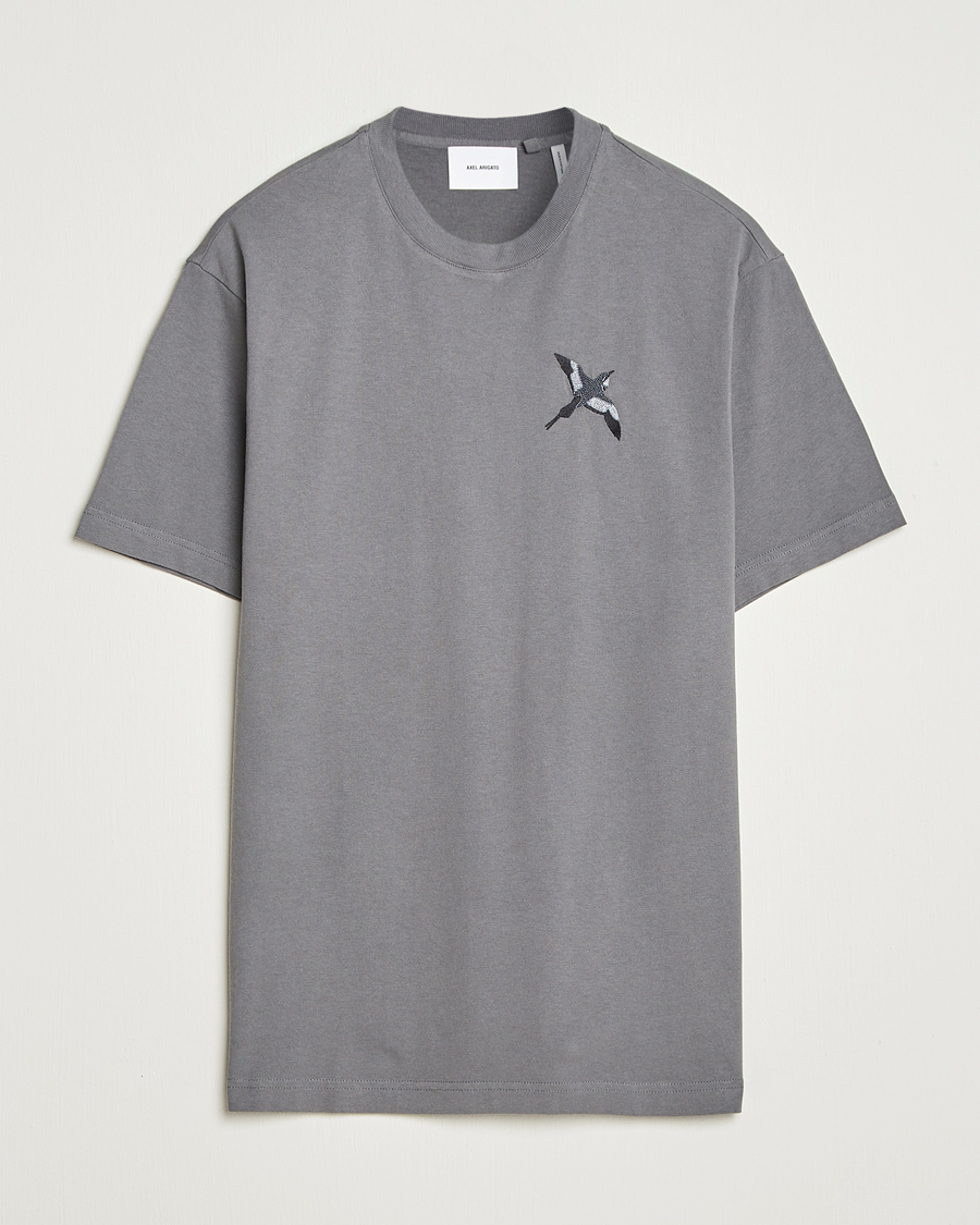 Homme | T-shirts | Axel Arigato | Micro Bee Bird T-Shirt Steel Grey