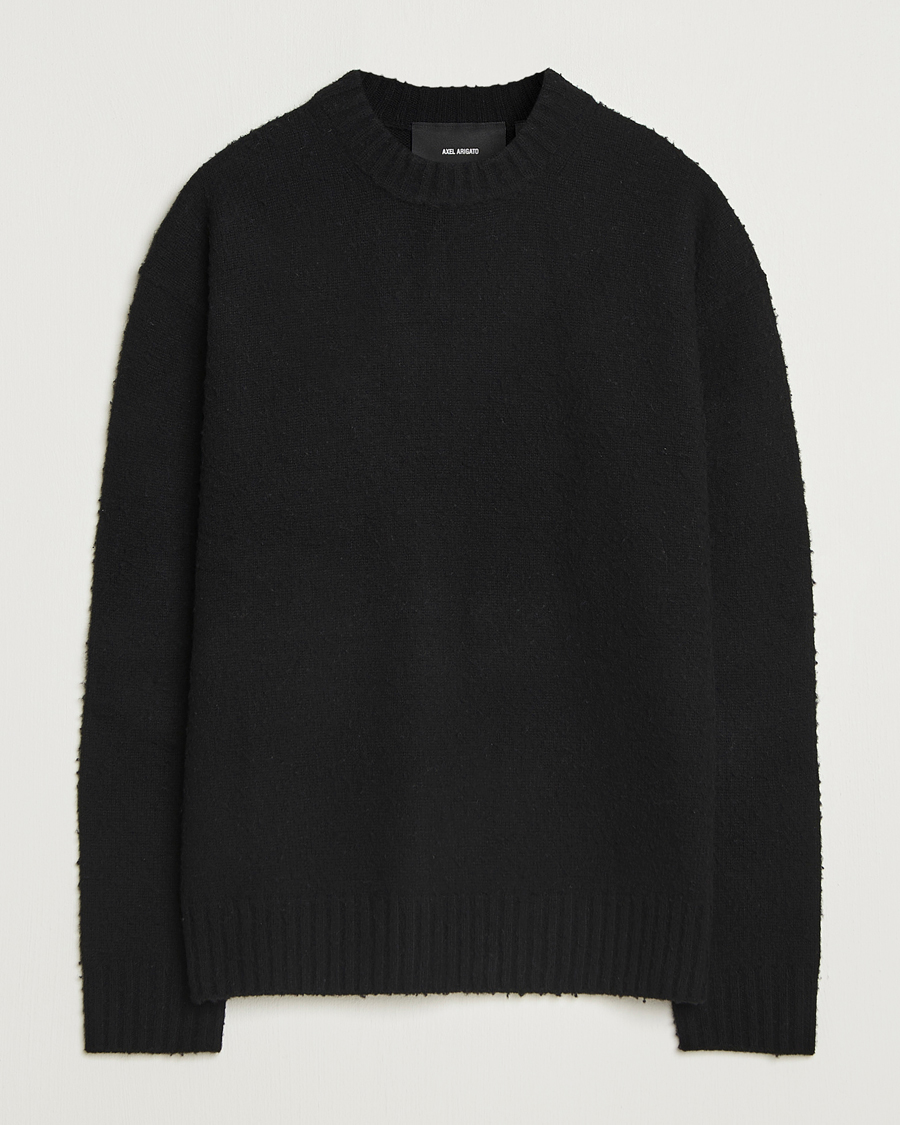 Homme | Pulls Et Tricots | Axel Arigato | Miles Bouclé Knitted Sweater Black
