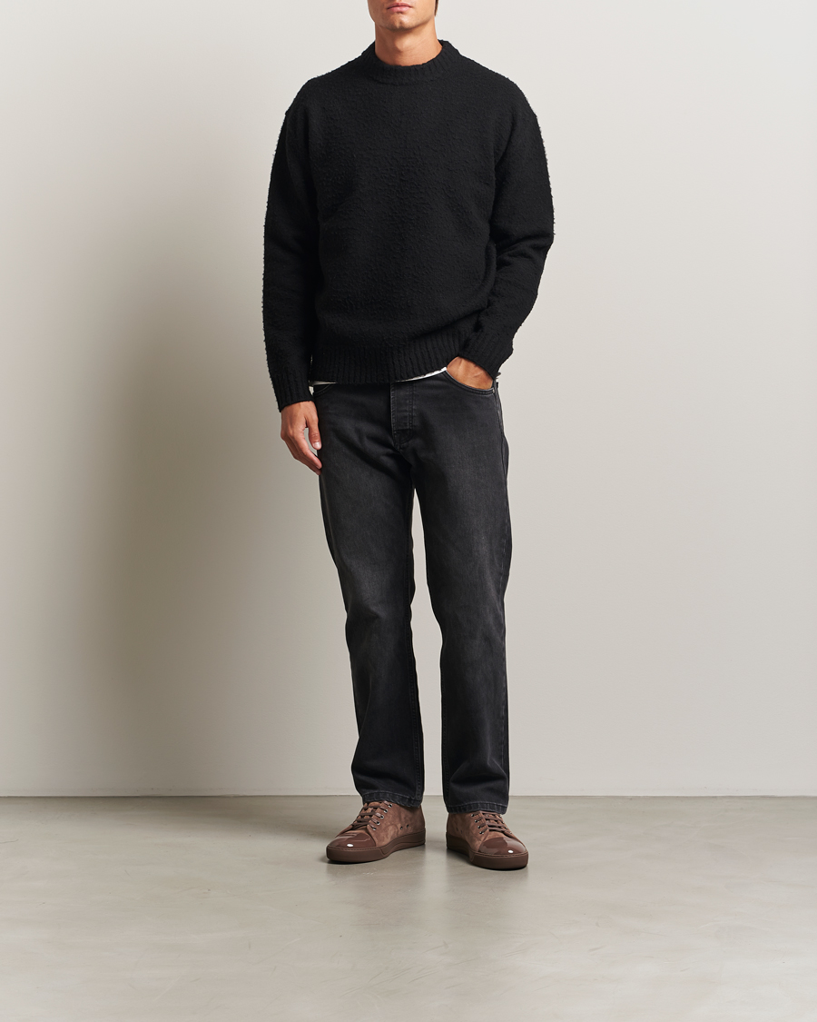 Homme | Pulls Et Tricots | Axel Arigato | Miles Bouclé Knitted Sweater Black