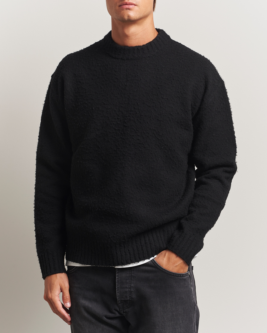 Homme | Pulls Et Tricots | Axel Arigato | Miles Bouclé Knitted Sweater Black