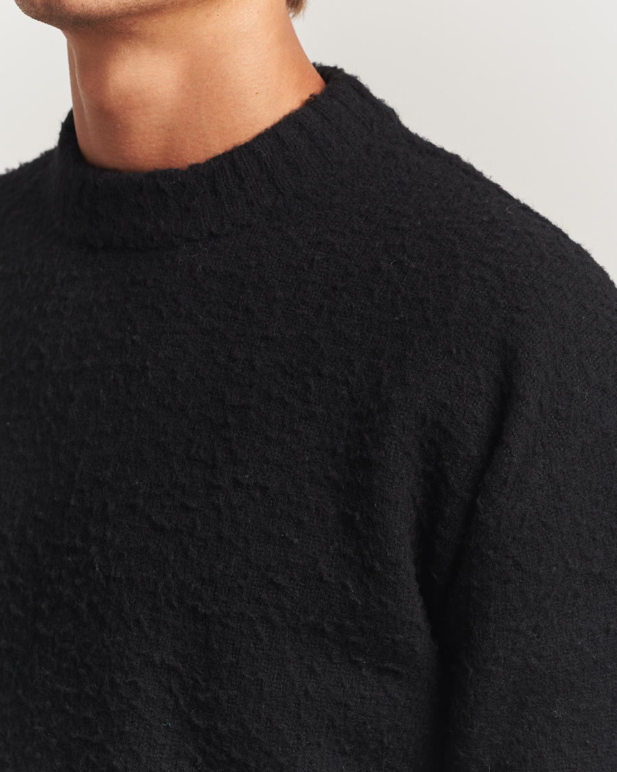 Homme | Pulls Et Tricots | Axel Arigato | Miles Bouclé Knitted Sweater Black
