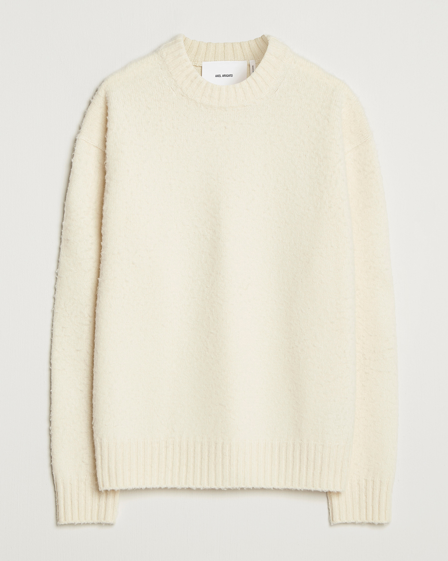 Homme | Pulls Et Tricots | Axel Arigato | Miles Bouclé Knitted Sweater Off White