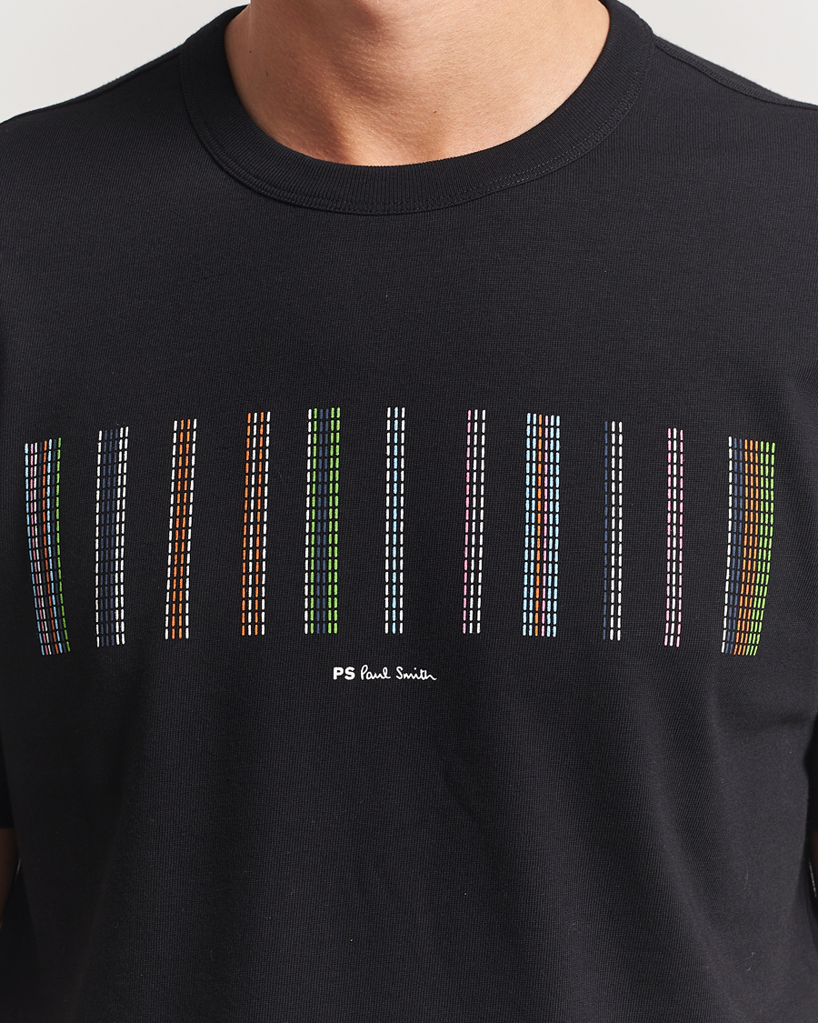 Homme | T-shirts | PS Paul Smith | Striped Crew Neck T-Shirt Black