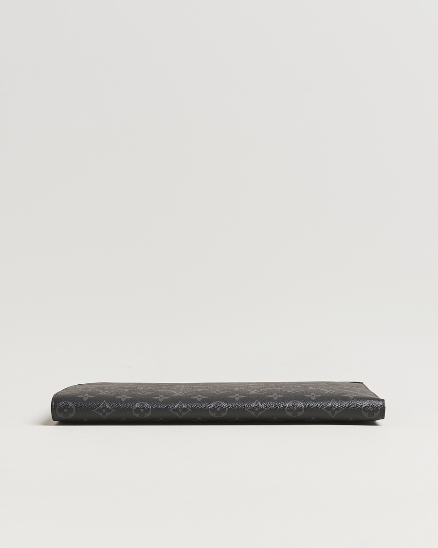 Homme | Louis Vuitton Pre-Owned Pochette Jour Monogram Eclipse | Louis Vuitton Pre-Owned | Pochette Jour Monogram Eclipse