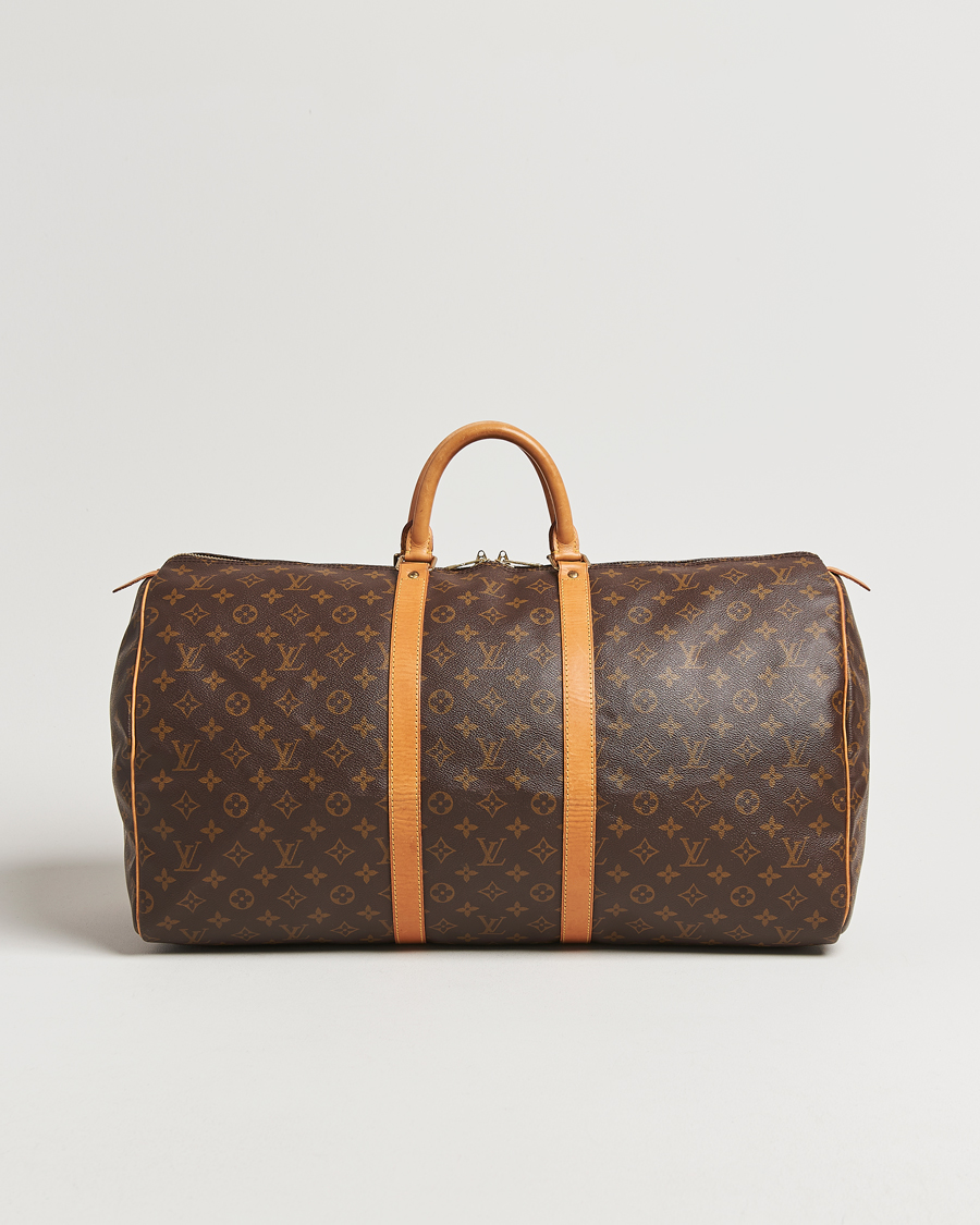 Homme | Louis Vuitton Pre-Owned Keepall 55 Monogram | Louis Vuitton Pre-Owned | Keepall 55 Monogram