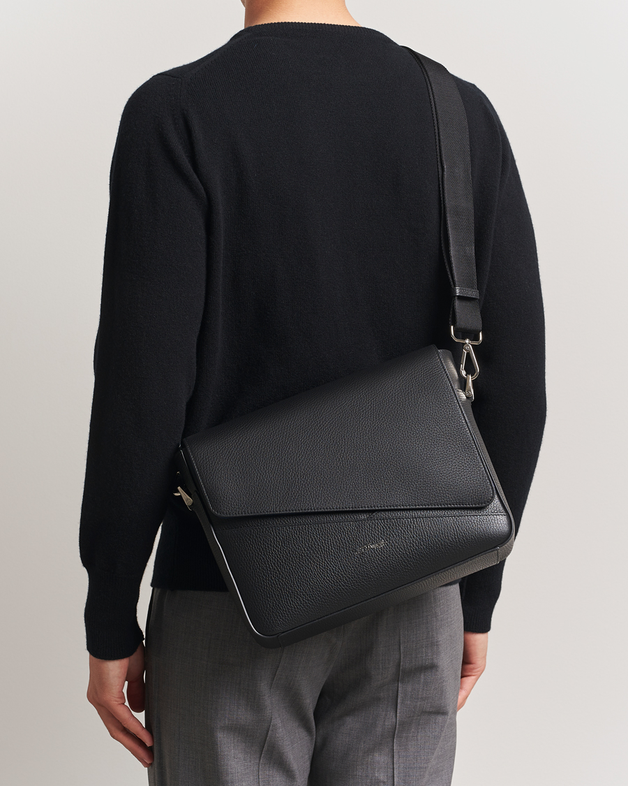 Homme | Sacs | S.T. Dupont | Neo Capsule Messenger Bag Black Grained