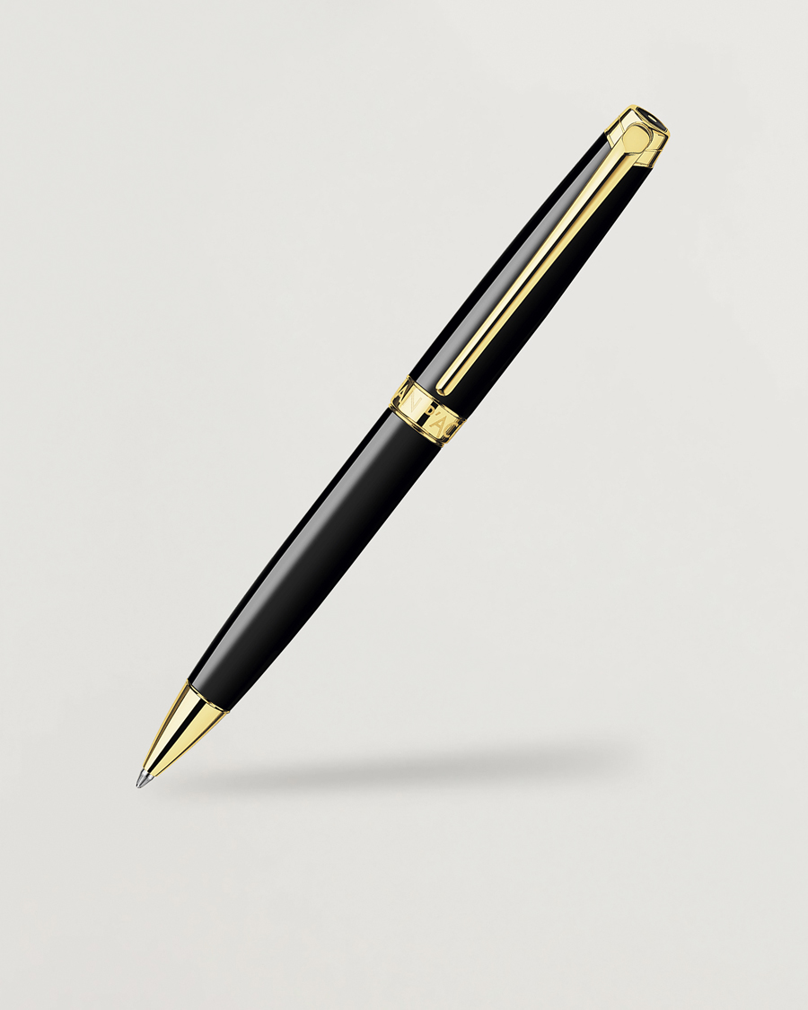 Homme | Stylos | Caran d'Ache | Caran d' Ache Léman Ballpoint Pen Ebony Black/Gold Plated