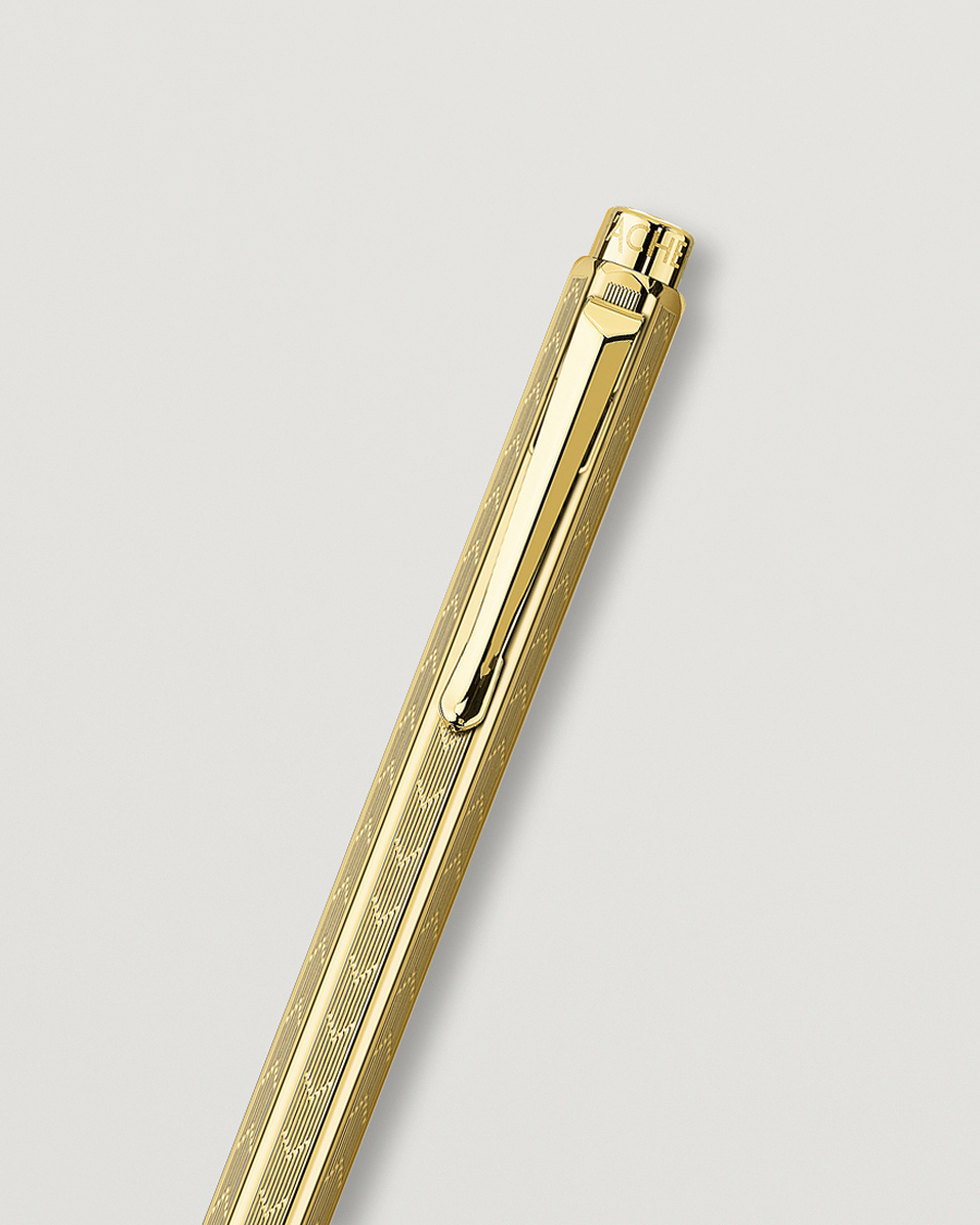 Homme | Stylos | Caran d'Ache | Caran d' Ache Ecridor Chevron Ballpoint Pen Gilded