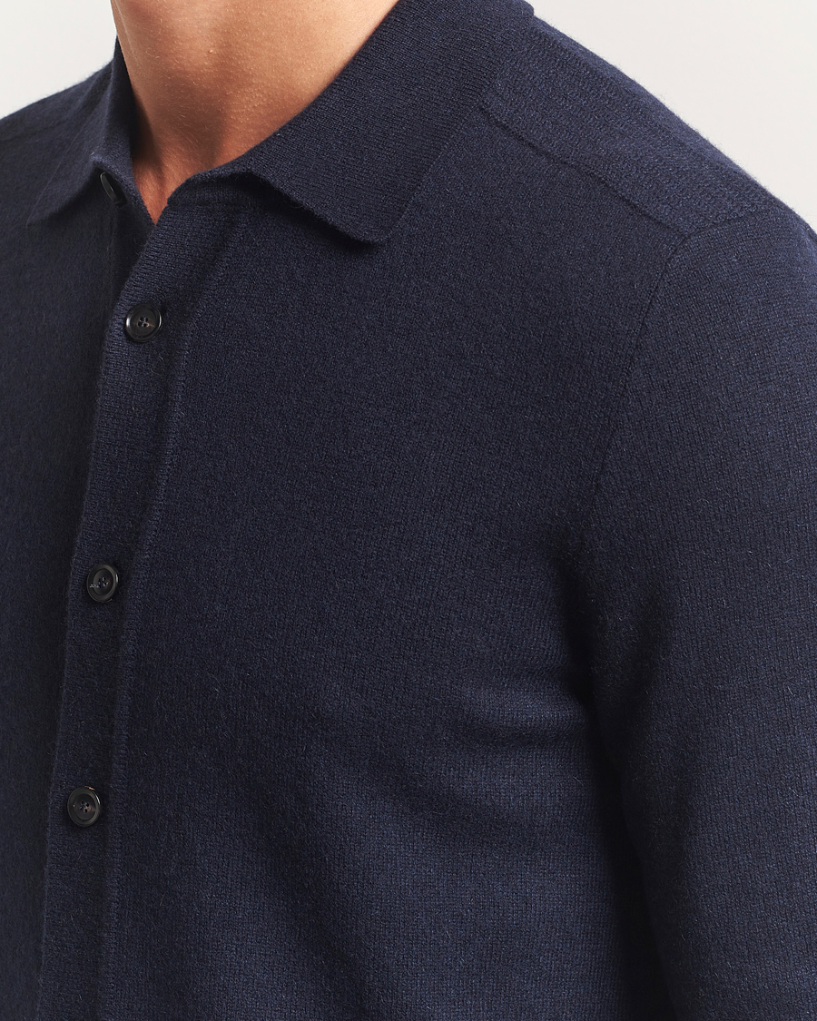 Homme | Pulls Et Tricots | Brioni | Cashmere Shirt Cardigan Navy