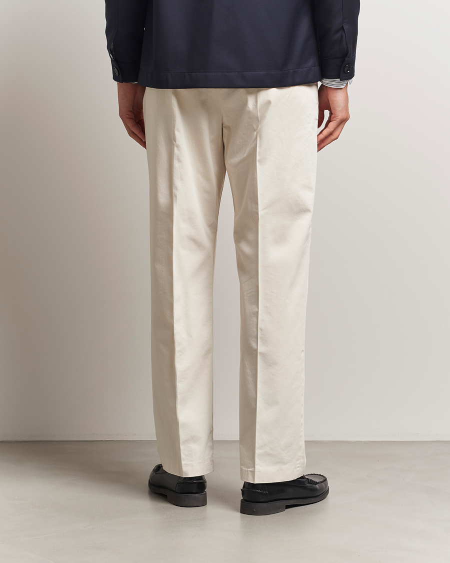 Homme | Pantalons | NN07 | Paw Relaxed Fit Pleated Chinos Ivory