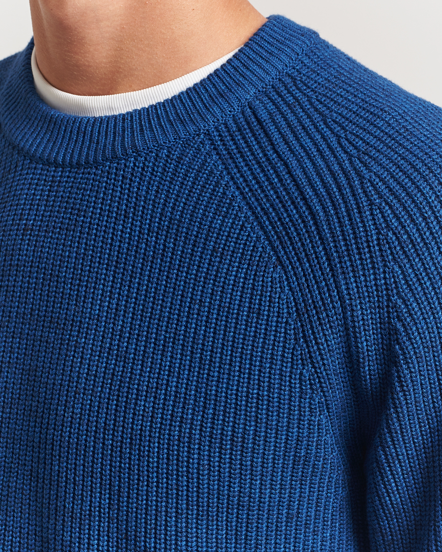 Homme | Pulls Et Tricots | NN07 | Jacobo Cotton Knitted Sweater Blue Quartz