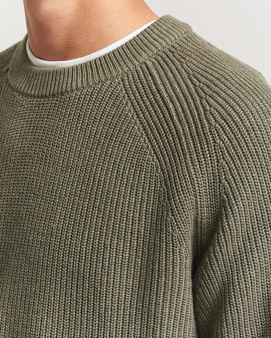 Homme | Pulls Et Tricots | NN07 | Jacobo Cotton Knitted Sweater Capers Green