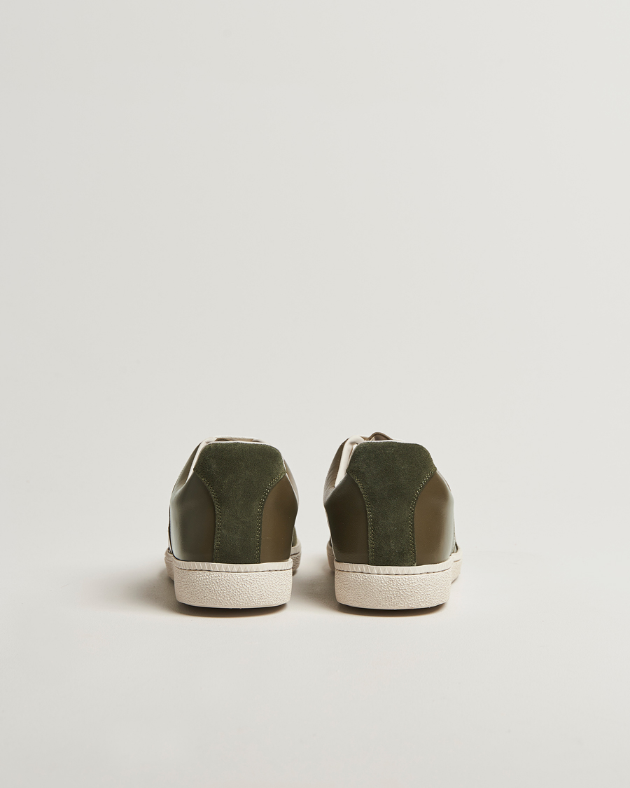 Homme | Baskets | Sweyd | Nappa/Suede Army Trainer Green