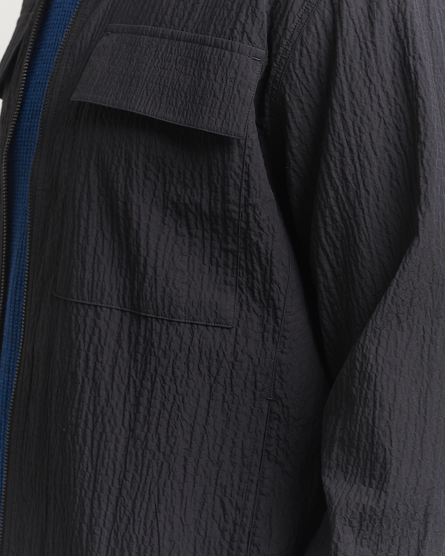 Homme | Manteaux Et Vestes | NN07 | Alban Seersucker Shirt Jacket Black