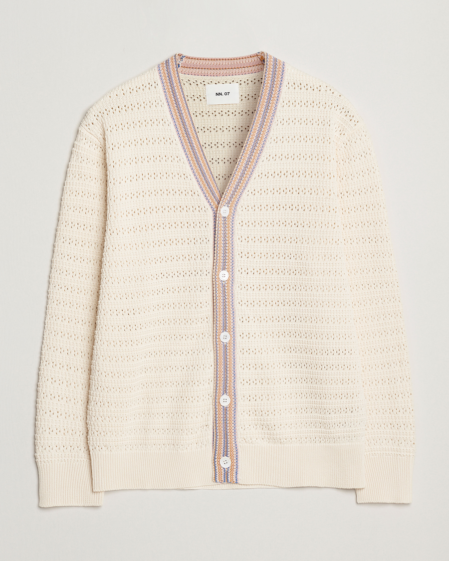 Homme | Pulls Et Tricots | NN07 | Josh Knitted Cardigan Ivory