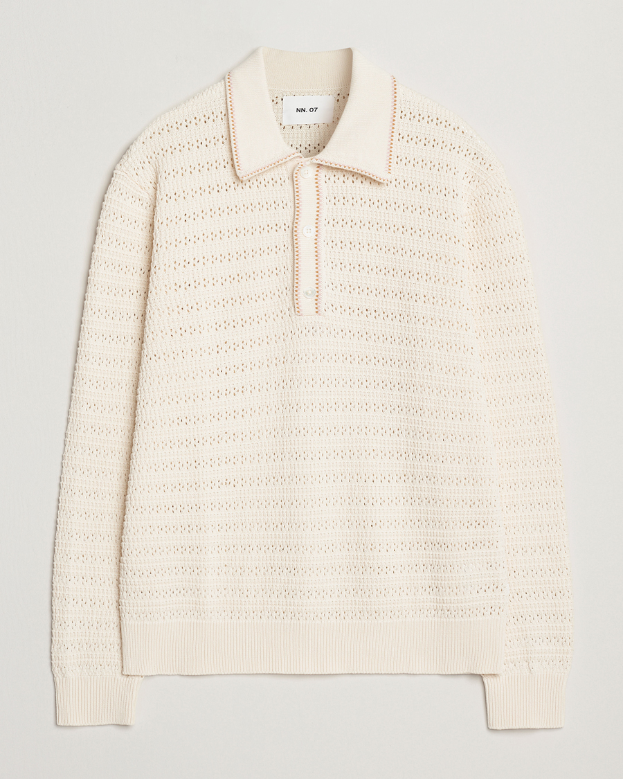 Homme | Pulls Et Tricots | NN07 | Josh Knitted Polo Ivory