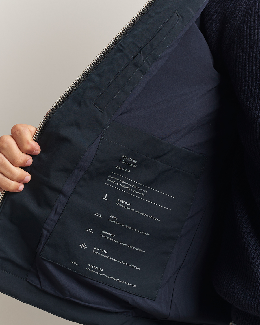 Homme | Manteaux Et Vestes | NN07 | Alban Bomber Jacket Navy Blue