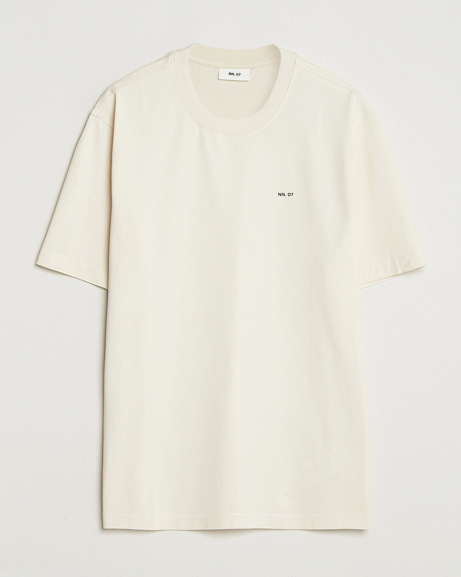 Homme | T-shirts | NN07 | Abel Logo Crew Neck T-Shirt Ivory