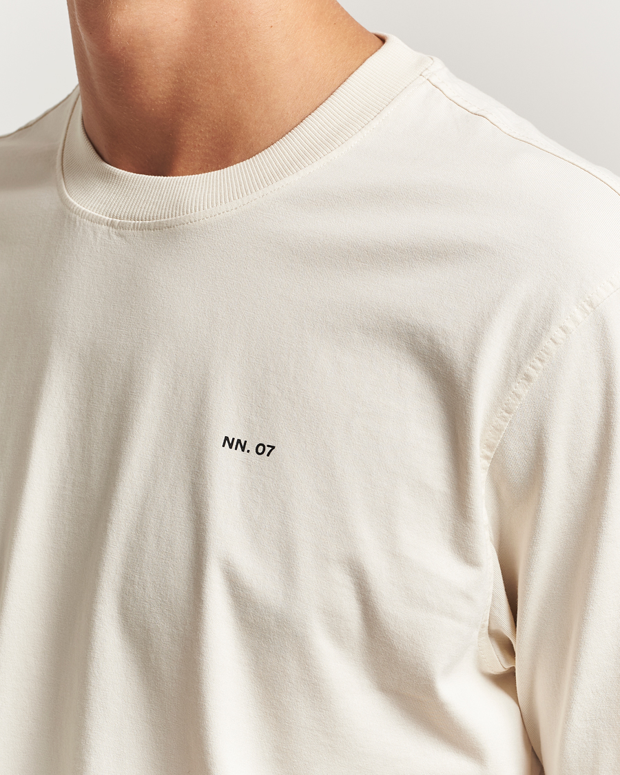Homme | T-shirts | NN07 | Abel Logo Crew Neck T-Shirt Ivory