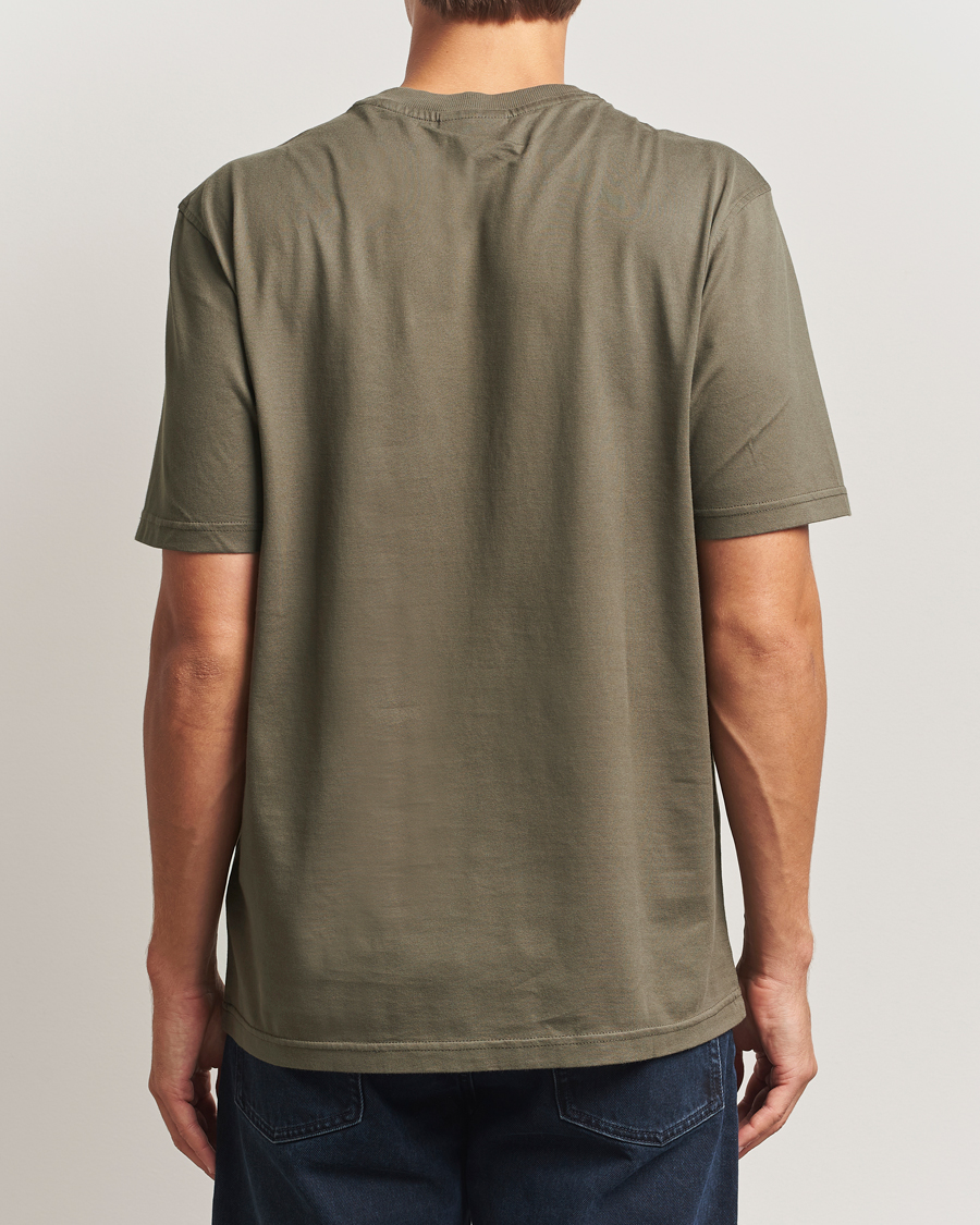 Homme | T-shirts | NN07 | Abel Logo Crew Neck T-Shirt Capers Green