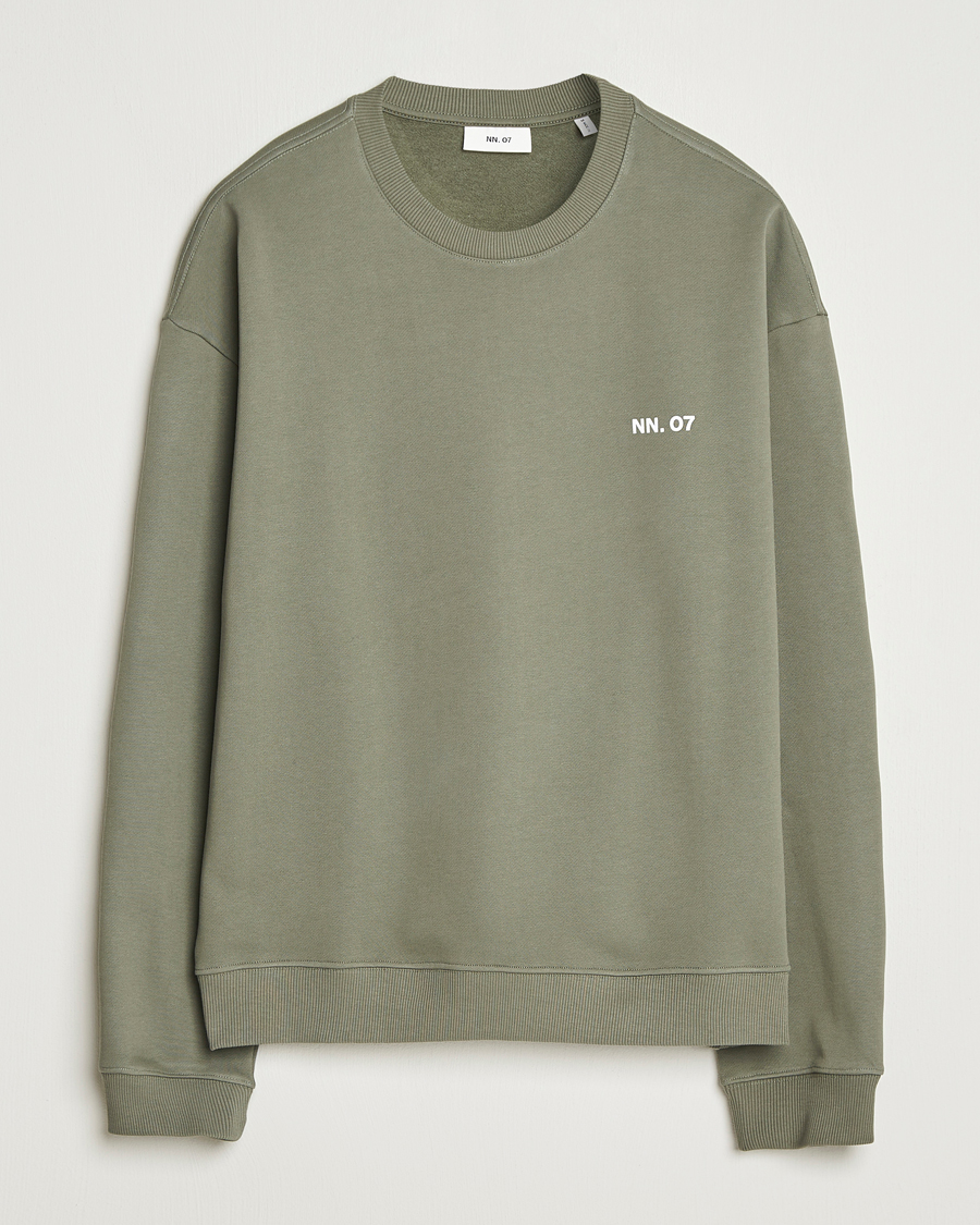 Homme | Pulls Et Tricots | NN07 | Dagon Crew Neck Sweatshirt Capers Green