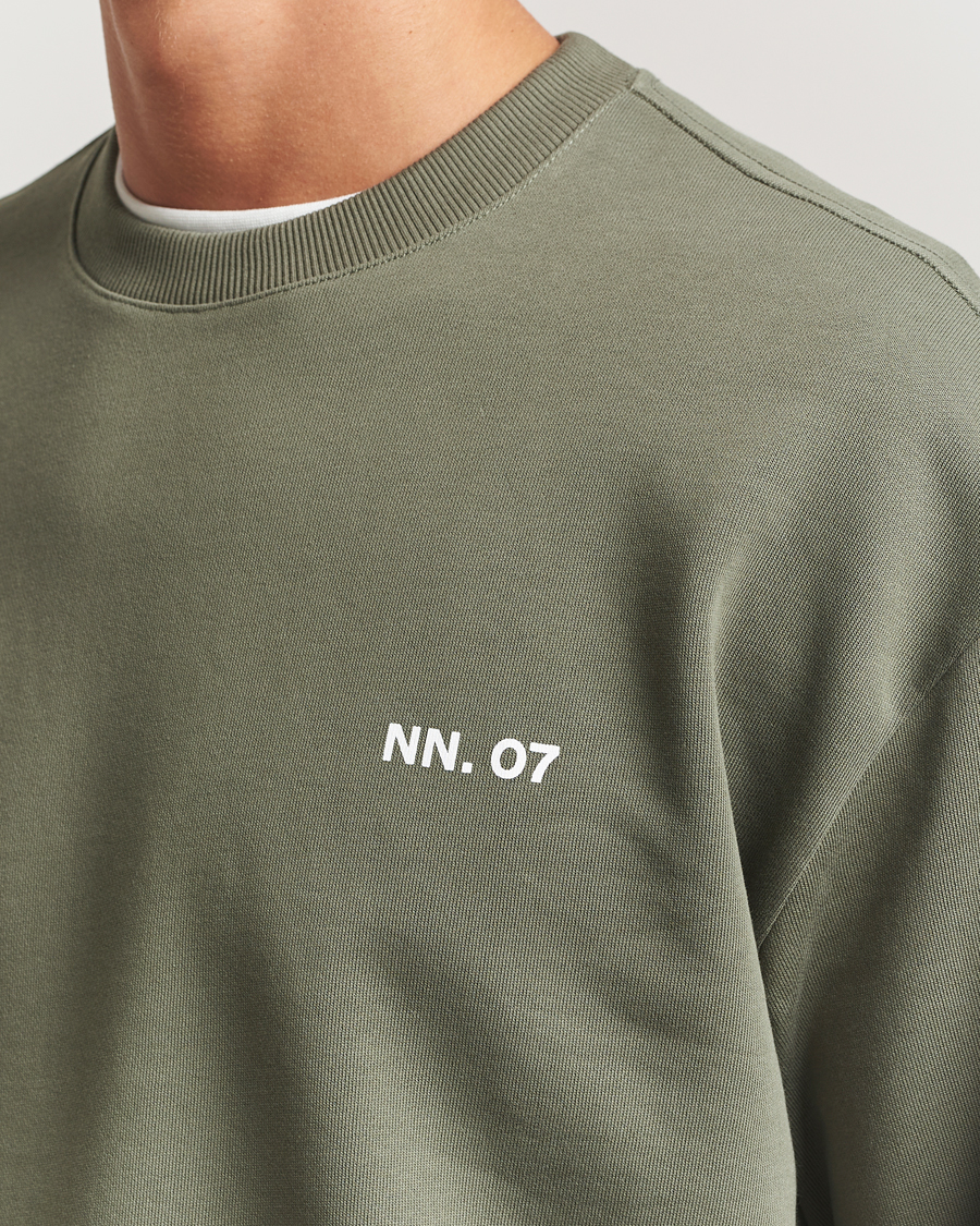 Homme | Pulls Et Tricots | NN07 | Dagon Crew Neck Sweatshirt Capers Green