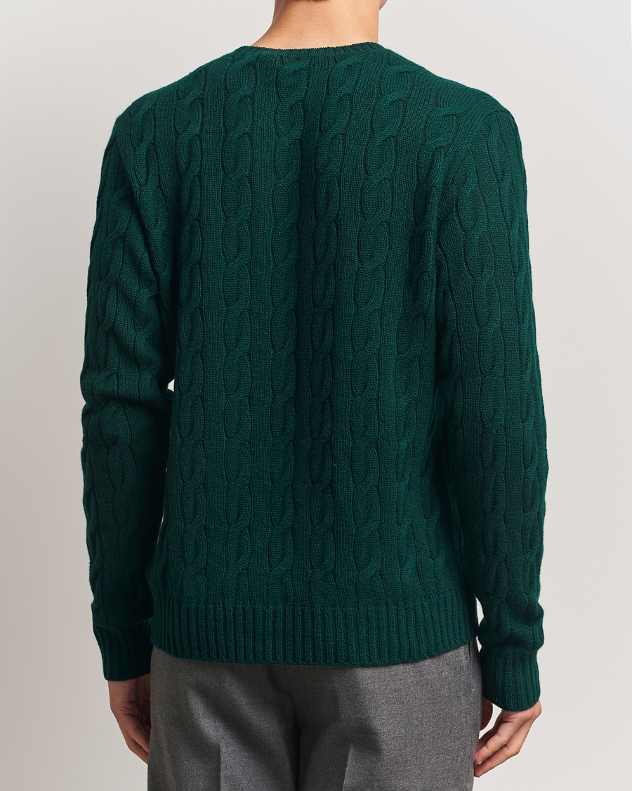 Homme | Pulls Et Tricots | Ralph Lauren Purple Label | Cashmere Cable Sweater Moss Agate