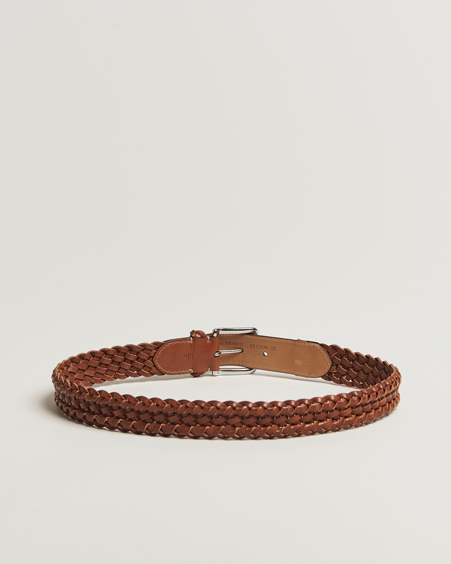 Homme | Ceintures | Ralph Lauren Purple Label | Braided Belt Dark Brown