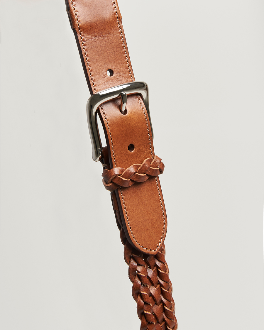 Homme | Ceintures | Ralph Lauren Purple Label | Braided Belt Dark Brown