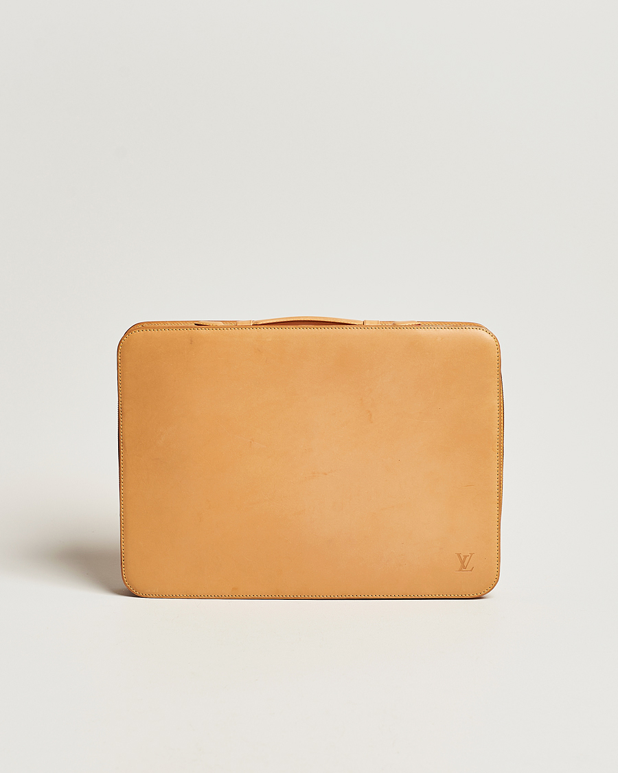 Homme | Louis Vuitton Pre-Owned Briefcase Leather   | Louis Vuitton Pre-Owned | Briefcase Leather  