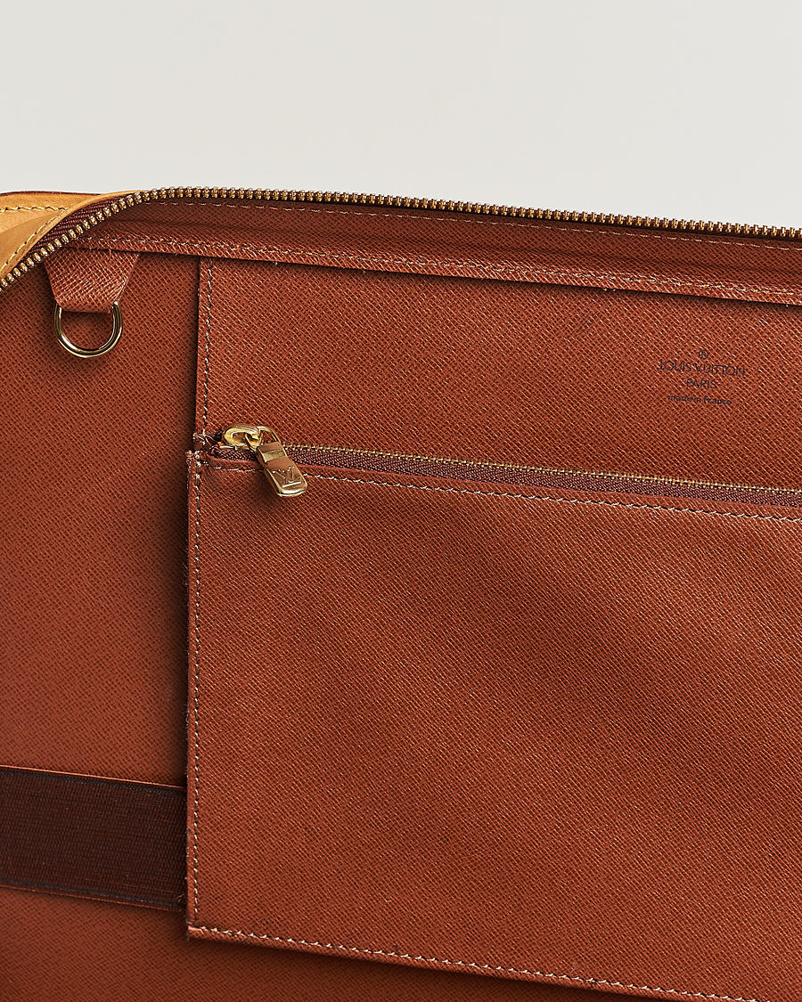 Homme | Louis Vuitton Pre-Owned Briefcase Leather   | Louis Vuitton Pre-Owned | Briefcase Leather  