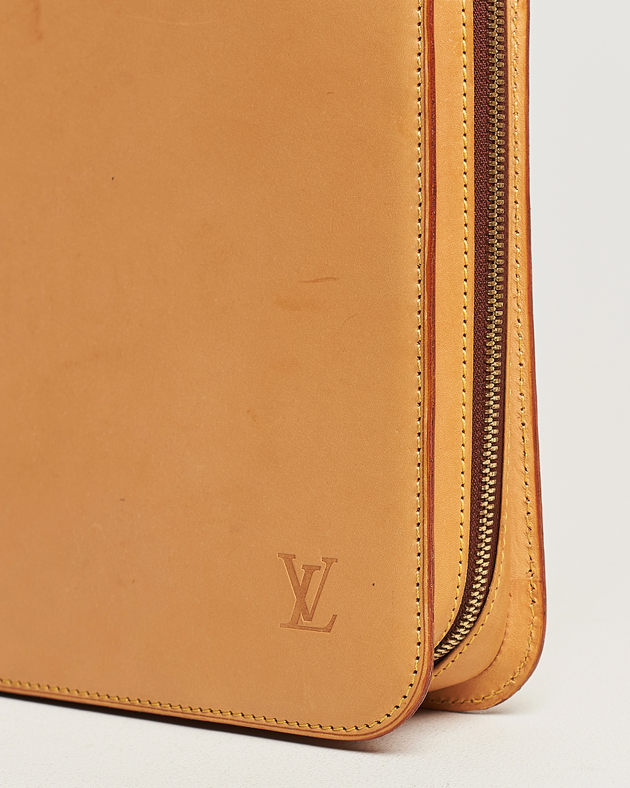 Homme | Louis Vuitton Pre-Owned Briefcase Leather   | Louis Vuitton Pre-Owned | Briefcase Leather  